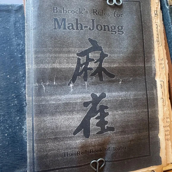 1920s Vintage Mah-Jong Set with Original Rule Book – Vintage U.S. Edition - Picture 7 of 8
